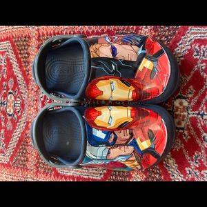 Marvel Crocs Size 13